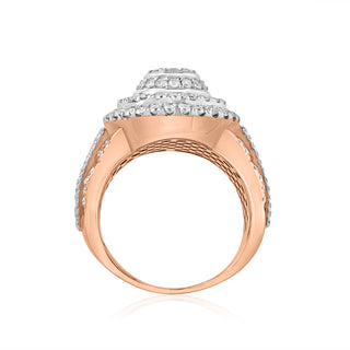 3.5CT Baguette and Round Diamond Ring