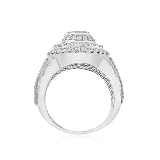 3.5CT Baguette and Round Diamond Ring