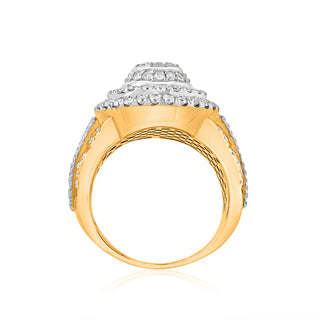 3.5CT Baguette and Round Diamond Ring