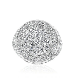 6.5CT Round Diamond Cake Ring