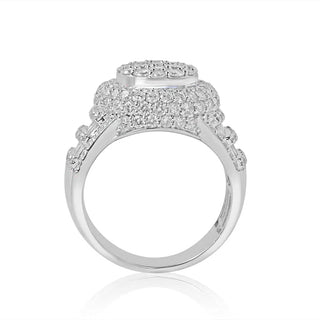 4CT Pinky Round Diamond Ring