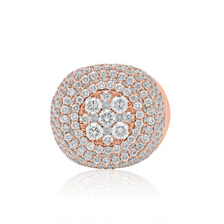 5.5CT Round Diamond Pinky Ring