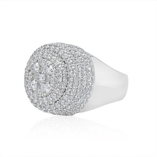 5.5CT Round Diamond Pinky Ring