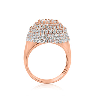 5.5CT Round Diamond Pinky Ring