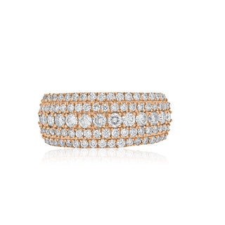 3CT Round Diamond Band