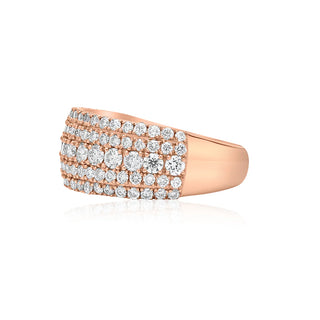 3CT Round Diamond Band