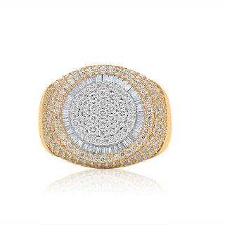 3.75CT Diamond Baguette Pinky Ring