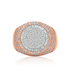 3.75CT Diamond Baguette Pinky Ring