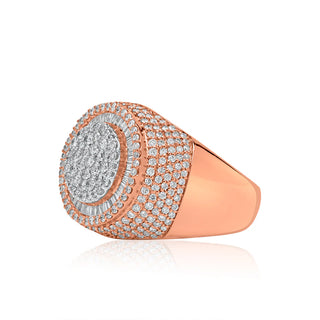 3.75CT Diamond Baguette Pinky Ring