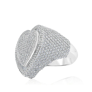 7CT Diamond Heart Shape Ring