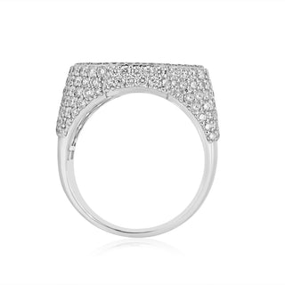 7CT Baguette Diamond Money Ring