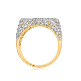 7CT Baguette Diamond Money Ring