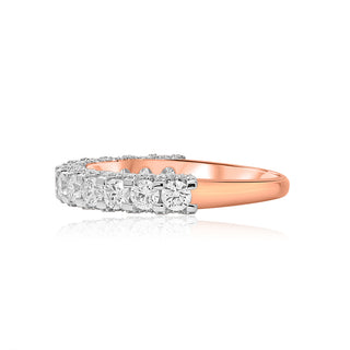 2.3CTs Women's Round Diamond Band