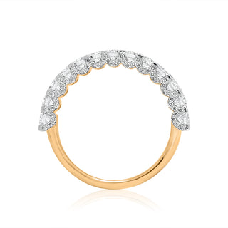 2.3CTs Women's Round Diamond Band