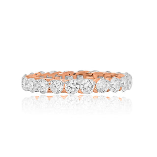 3CT Round Diamond Band