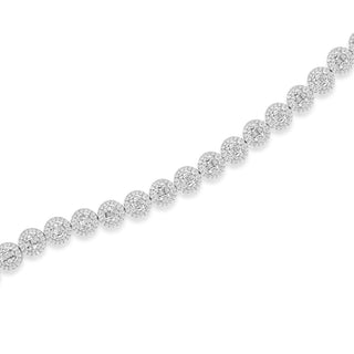 Diamond Round Baguette Bracelet