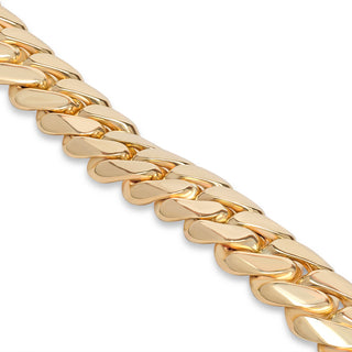 Solid Gold Cuban Bracelet