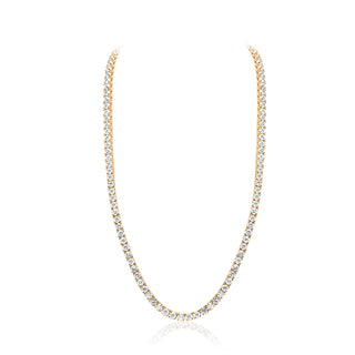 Yellow Gold Diamond Tennis Chain