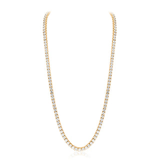 Yellow Gold Diamond Tennis Chain