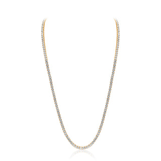 Yellow Gold Diamond Tennis Chain