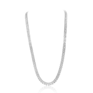 White Gold Baguette Diamond Chain