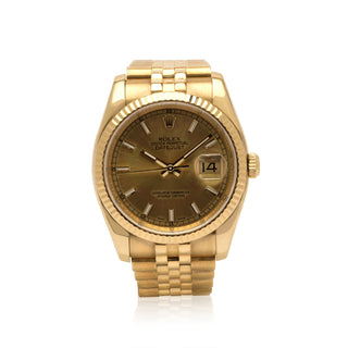 Men's Rolex Yellow Gold Datejust Watch [Pre Owned]