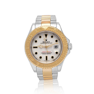 Men's Rolex Yacht Master Two Tone Gold Watch