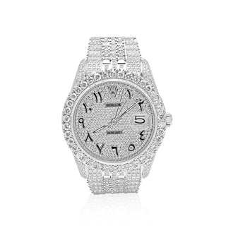 Rolex Datejust Stainless Steel Full Diamond Watch