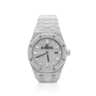 Women's Royal Oak AP Fully Iced Diamond Watch