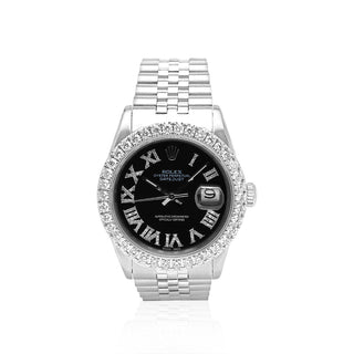 Rolex Datejust Stainless Steel Diamond Watch