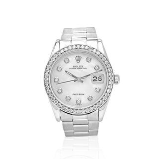 Rolex Datejust Stainless Steel Diamond Watch